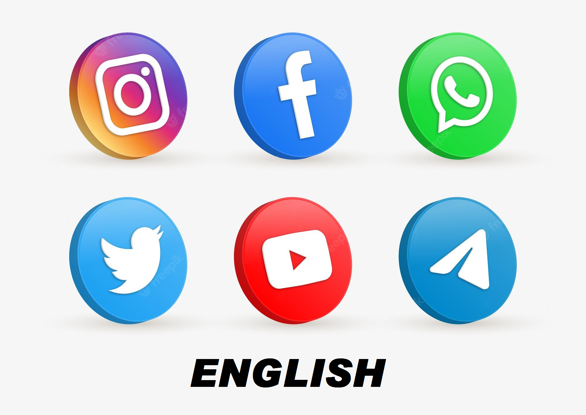 POPULAR SOCIAL MEDIA - ENGLISH